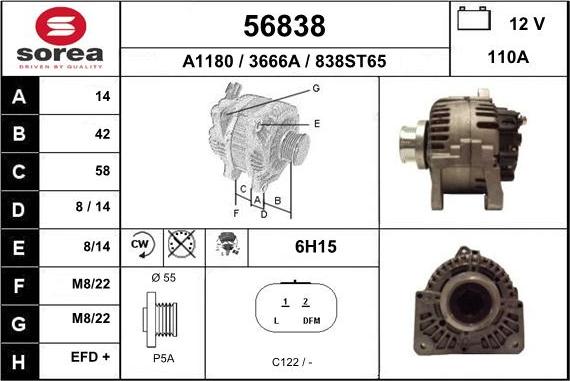 EAI 56838 - Alternateur cwaw.fr