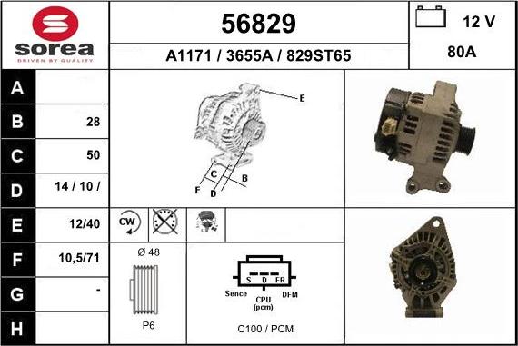 EAI 56829 - Alternateur cwaw.fr