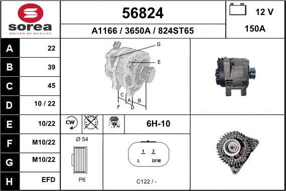 EAI 56824 - Alternateur cwaw.fr