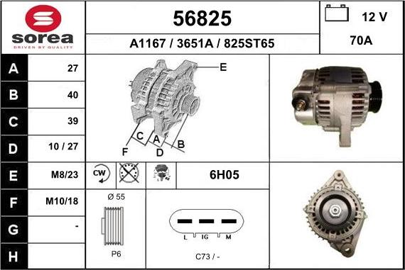 EAI 56825 - Alternateur cwaw.fr