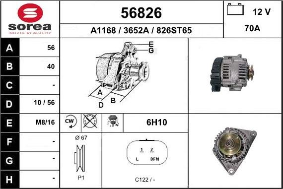 EAI 56826 - Alternateur cwaw.fr