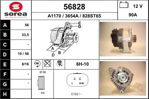 EAI 56828 - Alternateur cwaw.fr