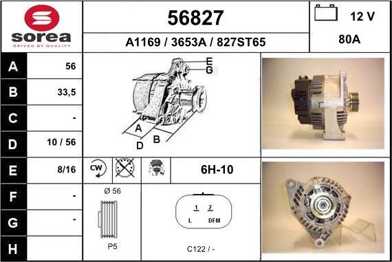 EAI 56827 - Alternateur cwaw.fr