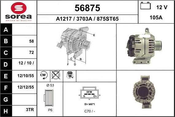 EAI 56875 - Alternateur cwaw.fr