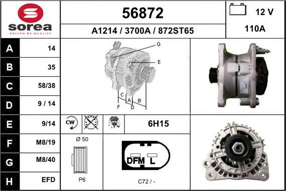 EAI 56872 - Alternateur cwaw.fr