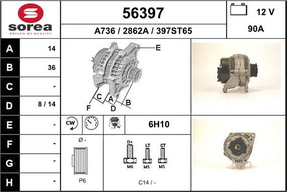 EAI 56397 - Alternateur cwaw.fr