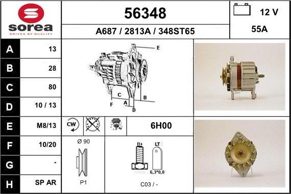 EAI 56348 - Alternateur cwaw.fr