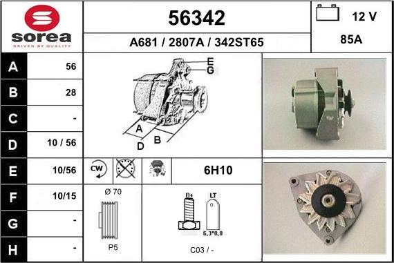 EAI 56342 - Alternateur cwaw.fr