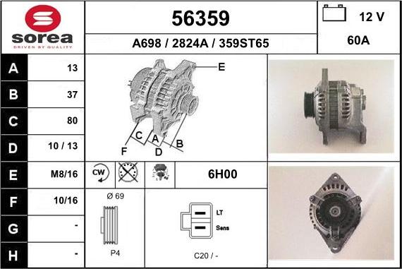 EAI 56359 - Alternateur cwaw.fr