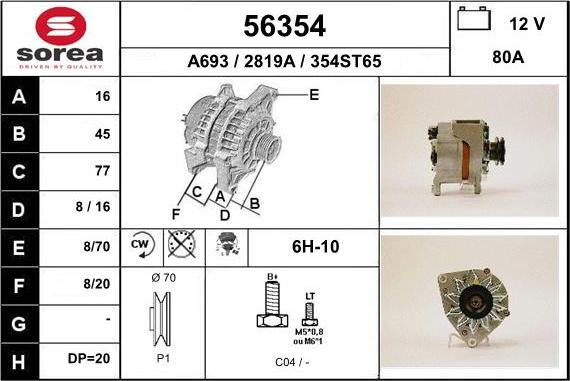 EAI 56354 - Alternateur cwaw.fr