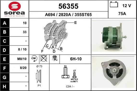 EAI 56355 - Alternateur cwaw.fr