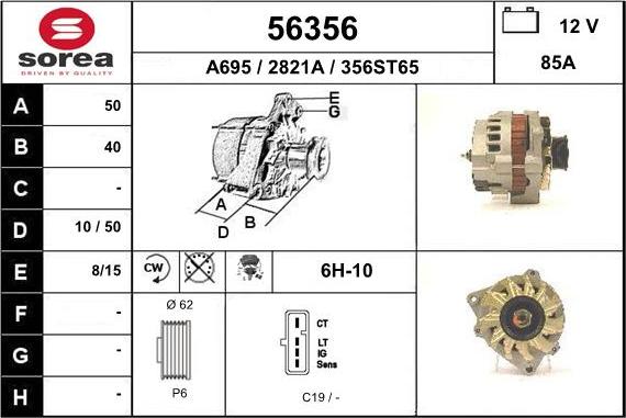 EAI 56356 - Alternateur cwaw.fr