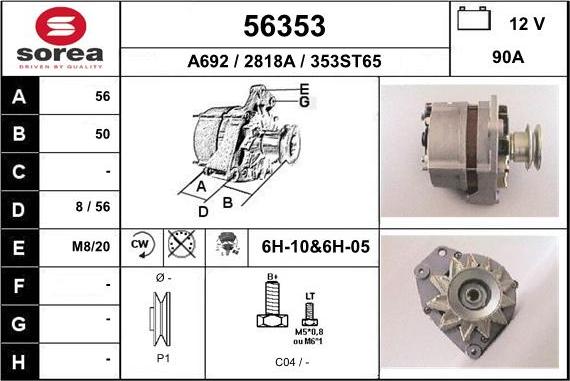 EAI 56353 - Alternateur cwaw.fr