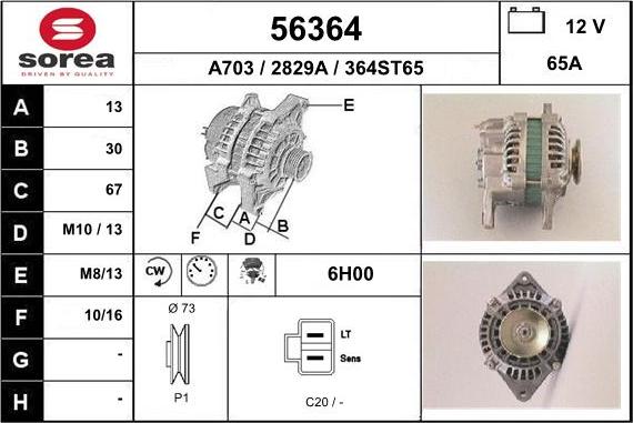 EAI 56364 - Alternateur cwaw.fr