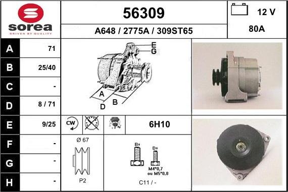 EAI 56309 - Alternateur cwaw.fr