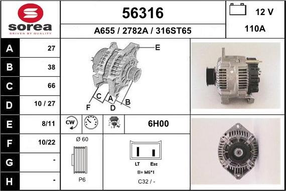 EAI 56316 - Alternateur cwaw.fr