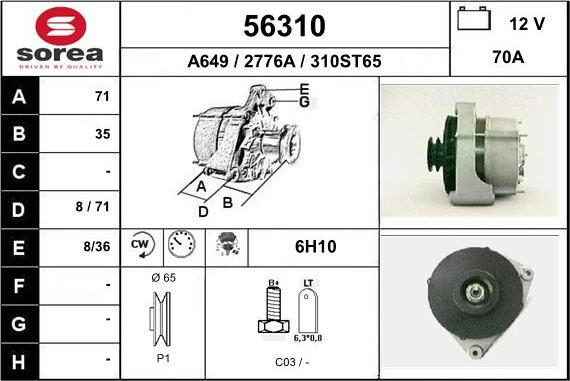 EAI 56310 - Alternateur cwaw.fr