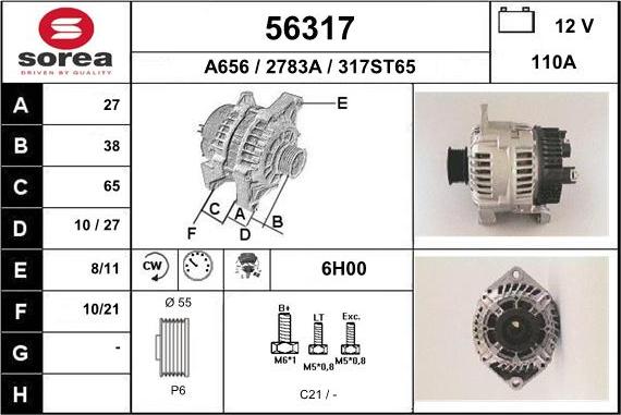 EAI 56317 - Alternateur cwaw.fr