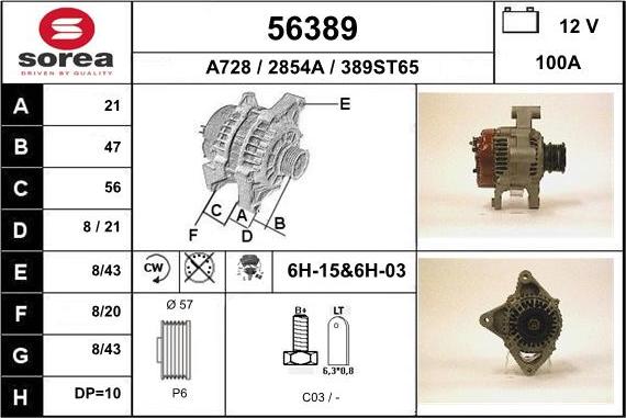 EAI 56389 - Alternateur cwaw.fr