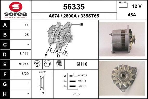 EAI 56335 - Alternateur cwaw.fr