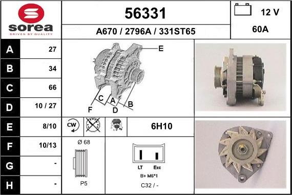 EAI 56331 - Alternateur cwaw.fr