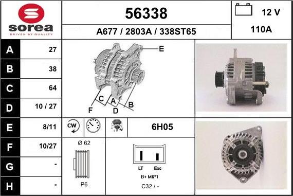 EAI 56338 - Alternateur cwaw.fr