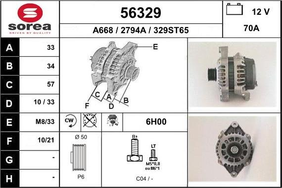 EAI 56329 - Alternateur cwaw.fr