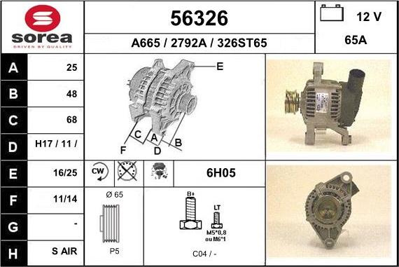 EAI 56326 - Alternateur cwaw.fr