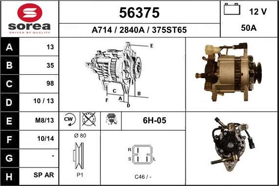 EAI 56375 - Alternateur cwaw.fr