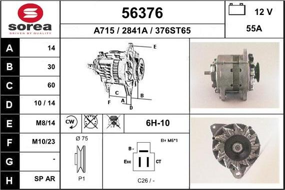 EAI 56376 - Alternateur cwaw.fr