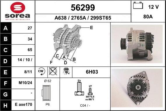 EAI 56299 - Alternateur cwaw.fr