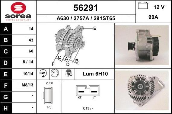 EAI 56291 - Alternateur cwaw.fr