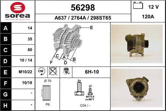 EAI 56298 - Alternateur cwaw.fr