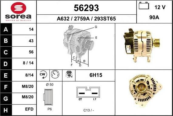 EAI 56293 - Alternateur cwaw.fr