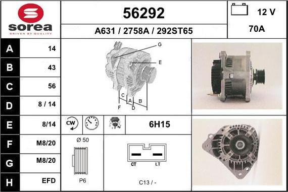 EAI 56292 - Alternateur cwaw.fr