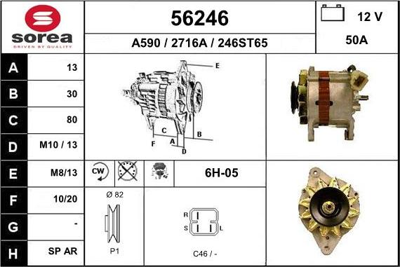 EAI 56246 - Alternateur cwaw.fr