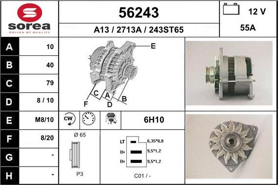 EAI 56243 - Alternateur cwaw.fr