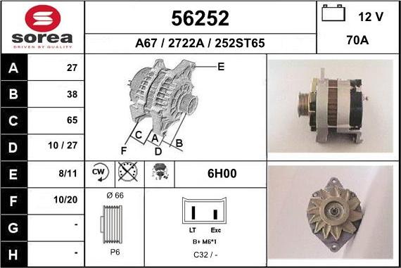 EAI 56252 - Alternateur cwaw.fr