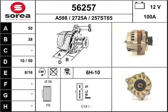 EAI 56257 - Alternateur cwaw.fr