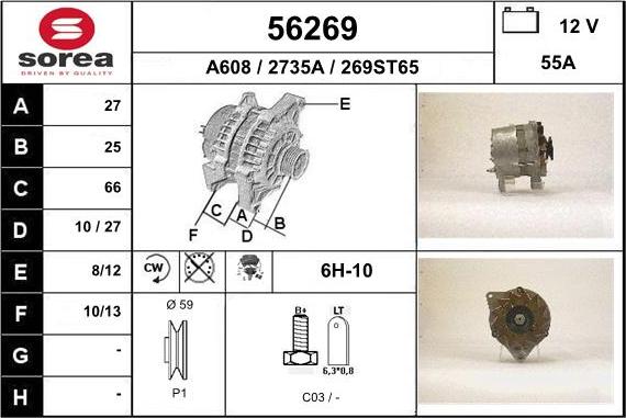 EAI 56269 - Alternateur cwaw.fr