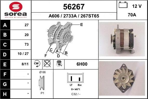 EAI 56267 - Alternateur cwaw.fr