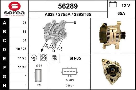 EAI 56289 - Alternateur cwaw.fr