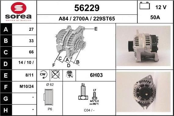 EAI 56229 - Alternateur cwaw.fr