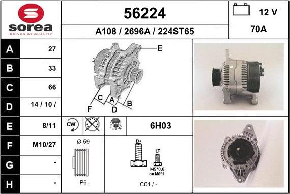 EAI 56224 - Alternateur cwaw.fr