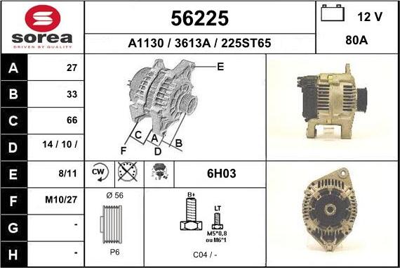 EAI 56225 - Alternateur cwaw.fr