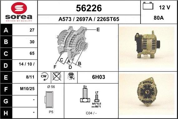 EAI 56226 - Alternateur cwaw.fr