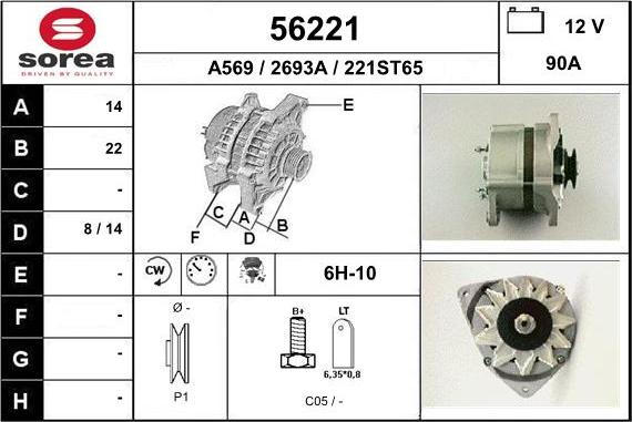 EAI 56221 - Alternateur cwaw.fr