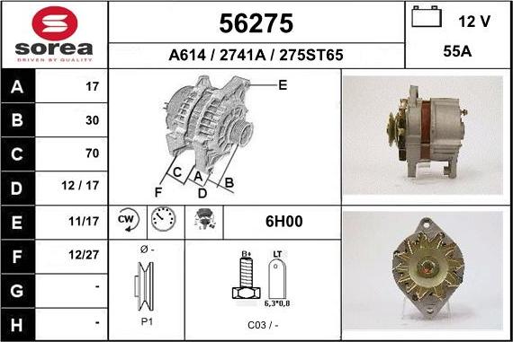 EAI 56275 - Alternateur cwaw.fr