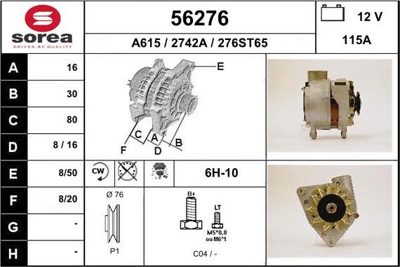 EAI 56276 - Alternateur cwaw.fr