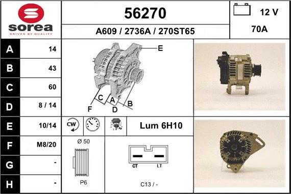 EAI 56270 - Alternateur cwaw.fr